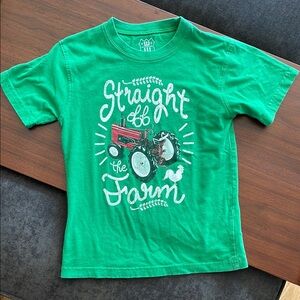 Green Kids Tractor T-Shirt